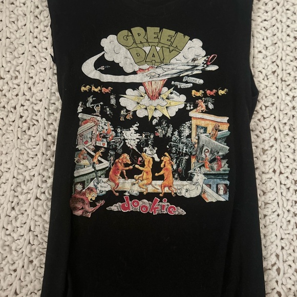 Green Day | Shirts | Green Day Graphic Cut Off | Poshmark